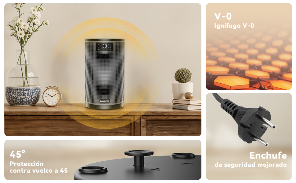 Calefactor cerámico de bajo consumo